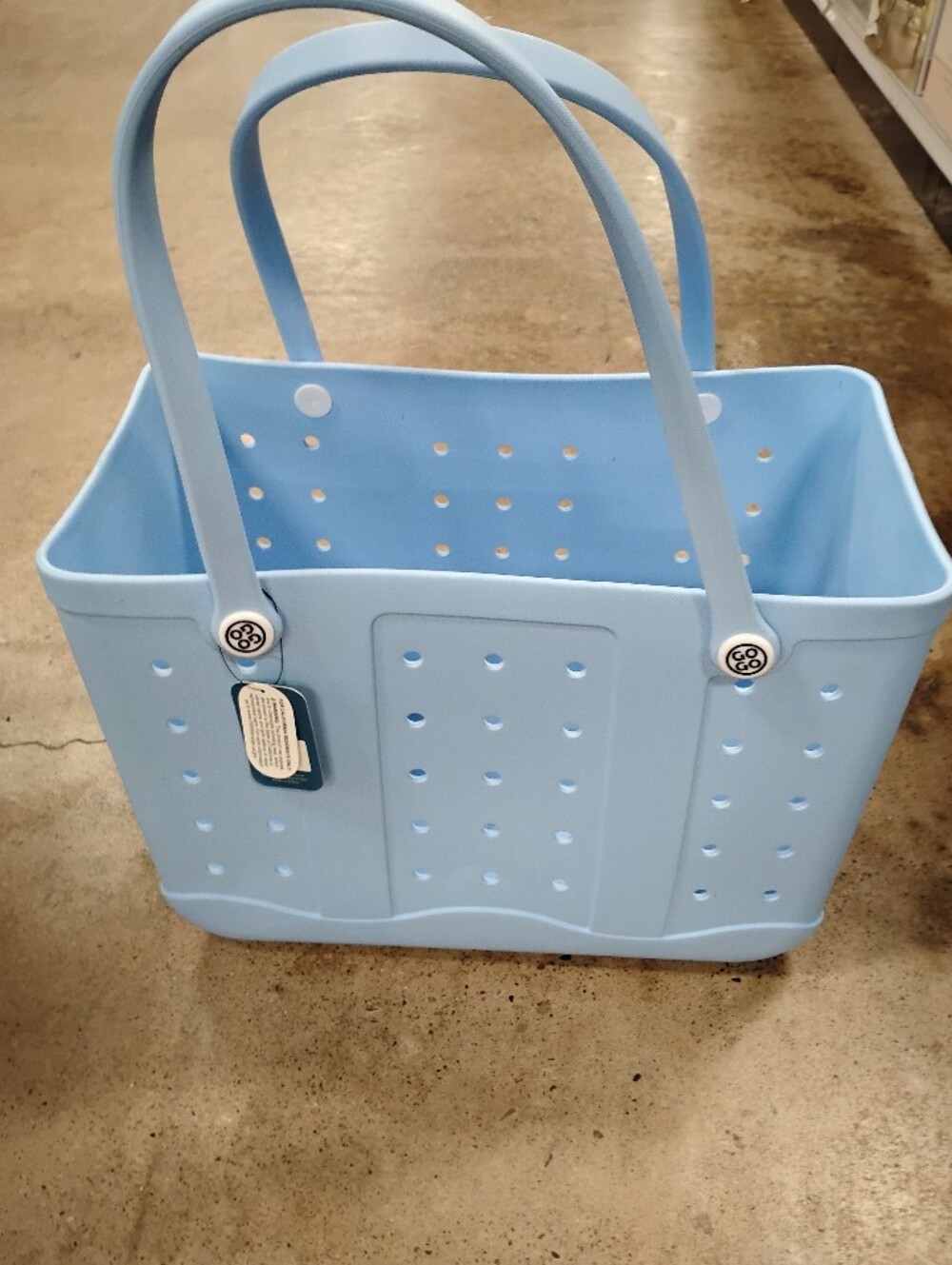 New Light Blue Tote Bag - Unbranded Casual Carryall